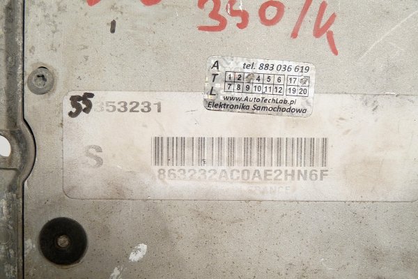 Komputer sterownik silnika Opel Vectra C 2004 2.0i Z20NET