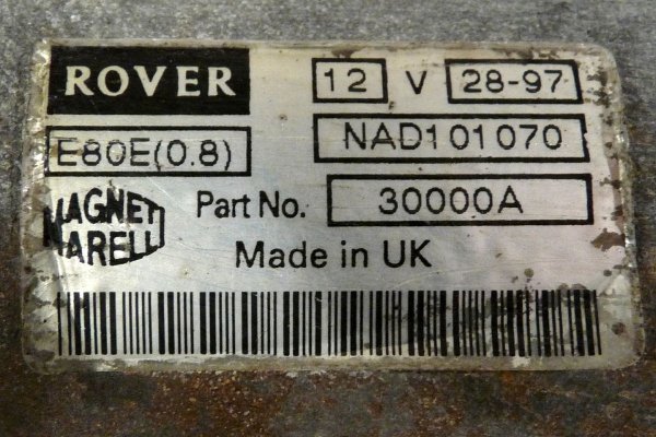 Rozrusznik Rover 200 1995-2000 1.4i 16V (0.8kW, 9 zębów)