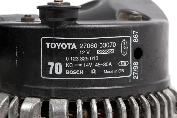 _Alternator Toyota Avensis T22 1998-2003 2.0i 16V (70A)