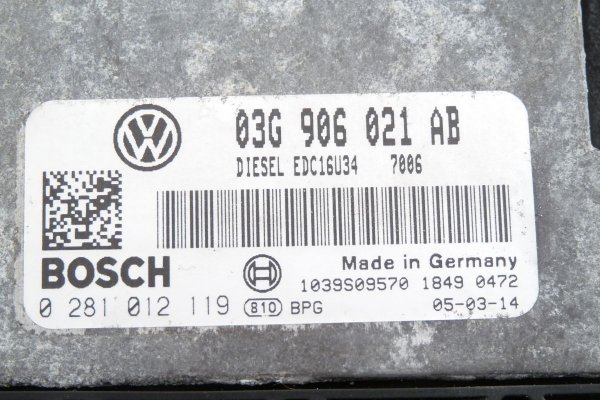 Komputer sterownik silnika VW Passat B6 2005 2.0TDI BMP