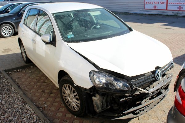 Szyba trójkątna drzwi tył lewa VW Golf VI 5K 2011 1.4i CGGA Hatchback 5-drzwi