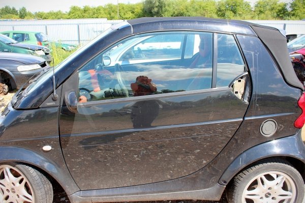 _Maska zderzak przód błotnik lewy prawy Smart Fortwo 450 lift 2003 Cabrio (kod lakieru: EB1)