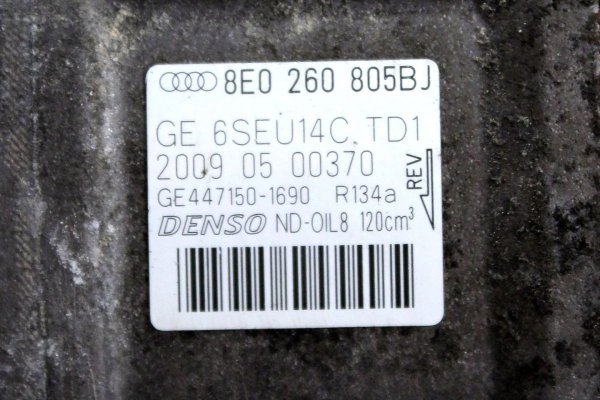 Sprężarka klimatyzacji Audi A4 B7 2004-2008 2.0TDI 16V