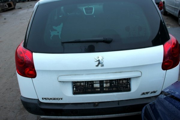 Klapa bagażnika Peugeot 207 2012 Kombi (kod lakieru: EWP)