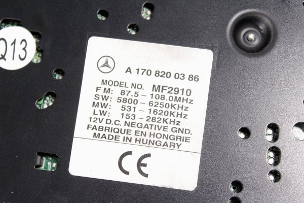 Radio Mercedes A Klasa W168 1999 