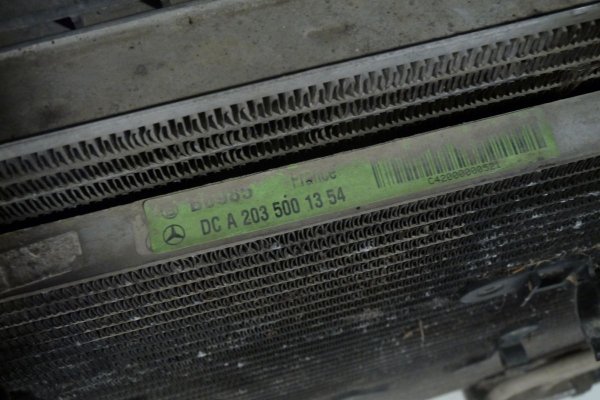 Chłodnica wody klimatyzacji wentylator Mercedes CLK W209 2003 2.7CDI