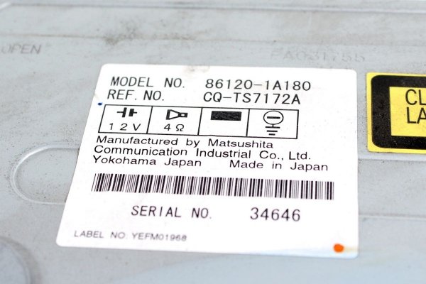 _Radio oryginał Toyota Corolla E12 2002-2007
