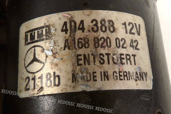 Mechanizm silniczek wycieraczek Mercedes A-klasa W168 1997-2004