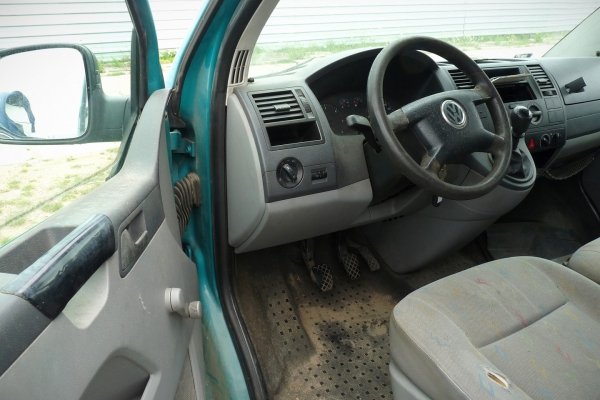 Fotel prawy pasażera podwójny kanapa przód VW Transporter T5 2005 Bus