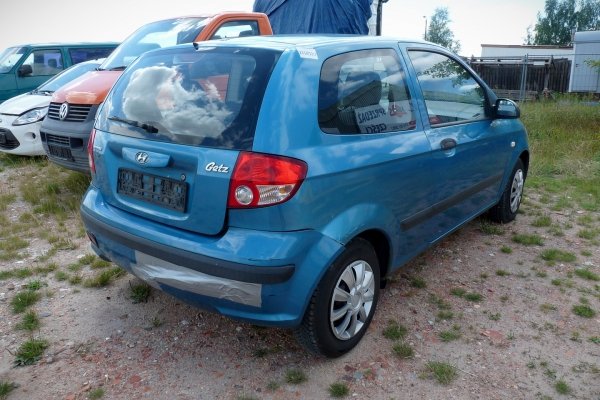 Drzwi przód lewe Hyundai Getz TB 2005 (2002-2005) Hatchback 3-drzwi (Kod lakieru: XU - SEA SIDE BLUE)