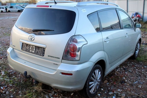 Klapa bagażnika tył Toyota Corolla Verso 2007 (2004-2007) Minivan (kod lakieru: 1C0) 