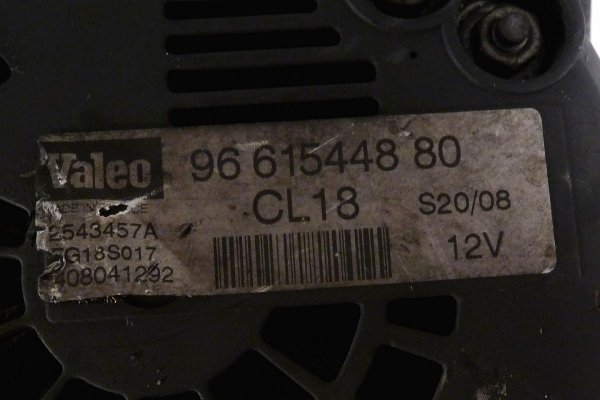Alternator Peugeot 407 2008 2.0HDI (180A)