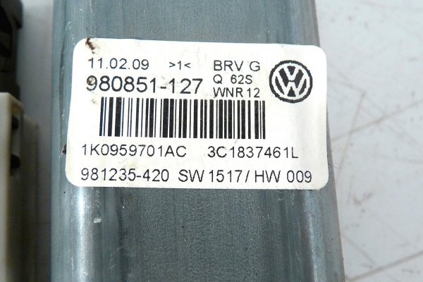 Silniczek podnośnika szyb przód lewy VW Passat B6 2009 Kombi 