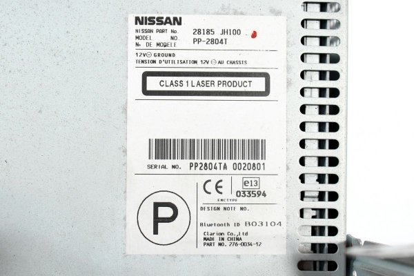 _Radio PP-2804T Nissan X-Trail T31 2007 2.0DCI