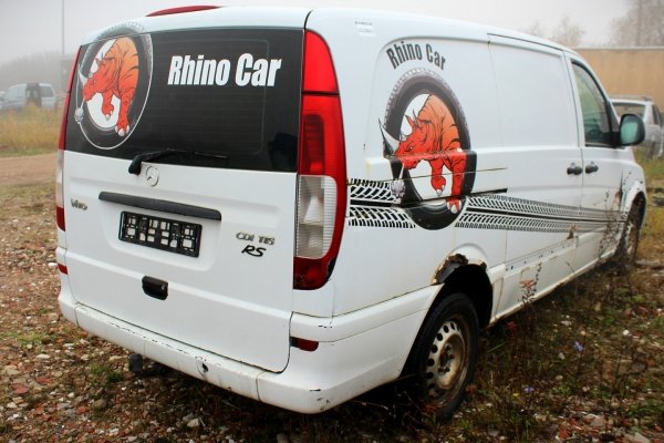 Fotel prawy pasażera podwójny Mercedes Vito W639 2005 Bus 