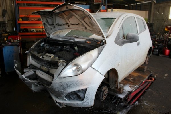 Zderzak tył Chevrolet Spark M300 2013 1.0i B10D1 Hatchback 5-drzwi 