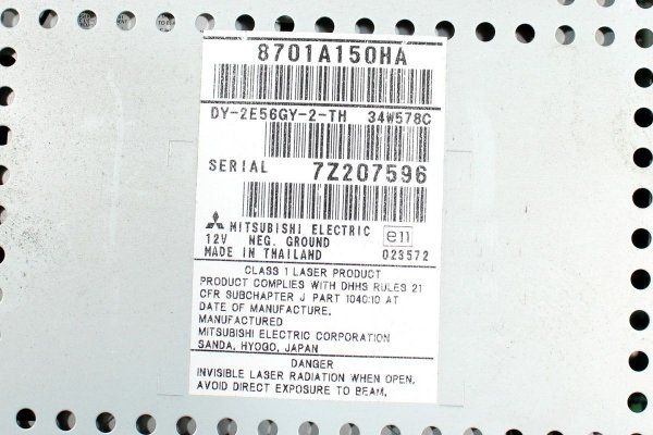_Radio Mitsubishi Colt CZ30 2008