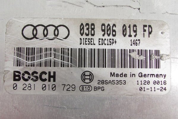 Sterownik silnika Audi A4 B6 2000-2004 1.9TDI