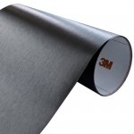 Folia Szczotkowane Aluminium Czarne 3M ME1175 10x20cm