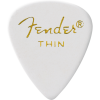 Fender Classic Celluloid, White 351 Shape Thin 12 Count Zestaw kostek white thin 12 szt