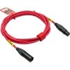 GoodDrut XLRm-XLRf 2m malinowy kabel mikrofonowy