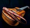 RightOn! Uke Dual Hook Lei Disco krawat do ukulele