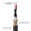 Roxtone PGJJ220L6-BG Kabel instr Jack 6.3mm 6m