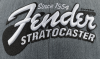Fender Stratocaster Guitar Hat Heather Gray