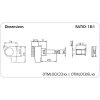 Ortega OTMLOCK6L-CR Klucze 6 w linii blokowane