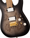 Charvel Pro-Mod DK24 HH 2PT CM Poplar Burl Caramelized Maple Fingerboard Transparent Black Burst