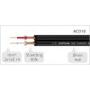 Roxtone RAYC110L6 Kabel Jack 6.3 stereo 2x RCA 6m