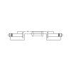 Roxtone FPJJ100L0001 Kabel instr Jack 6.3 10cm