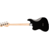 Squier Paranormal Rascal Bass HH Laurel Fingerboard White Pearloid Pickguard Metallic Black