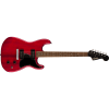Squier Paranormal Strat-O-Sonic Laurel Fingerboard Black Pickguard Crimson Red Transparent