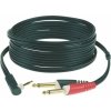 Klotz AY5A-0200 kabel 2m 2x jack mono - mini jack stereo kątowy