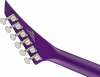 Jackson X Series Rhoads RRX24 Laurel Fingerboard Purple Metallic Black Bevels