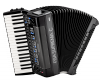 Korg Fisa Supreme BK czarny akordeon klawiszowy cyfrowy