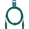 GoodDrut XLRm-XLRf 2m zielony kabel mikrofonowy