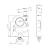 STAND4ME HAK UCHWYT do ŚWIATEŁ do 250 KG 50mm SR