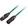 GoodDrut XLRm-XLRf 5m zielony kabel mikrofonowy
