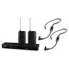 Shure BLX188E/SM35-H8E - System bezprzewodowy z podwójnym odbiornikiem i mikrofonami SM35 (518-542 MHz)
