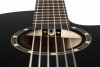 Ortega RCE125SBK-3/4 Satin Black Thinline Family series gitara elektro-klasyczna