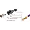 Roxtone RJ45C5E-PH Wtyk typu RJ45