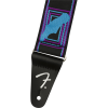 Fender Neon Monogrammed Strap Blue and Purple 2