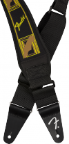 Fender Swell Neoprene Strap Blk/Ylw/Brn Mono 2.5