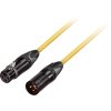 GoodDrut XLRm-XLRf 2m żółty kabel mikrofonowy