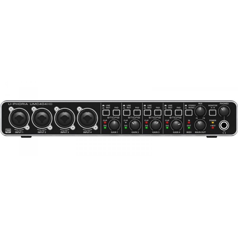 Behringer UMC-404HD interfejs audio usb