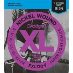 D'Addario EXL120-7 - XL Nickel Wound 7-String 9-54