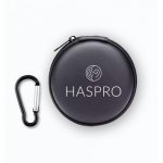 Haspro Etui materiałowe - case na zatyczki z klamerką