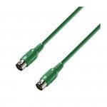 Adam Hall K3MIDI0150GRN kabel MIDI 1,5 m zielony